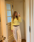 Amelie | Relaxed Cropped Cable Knit Top