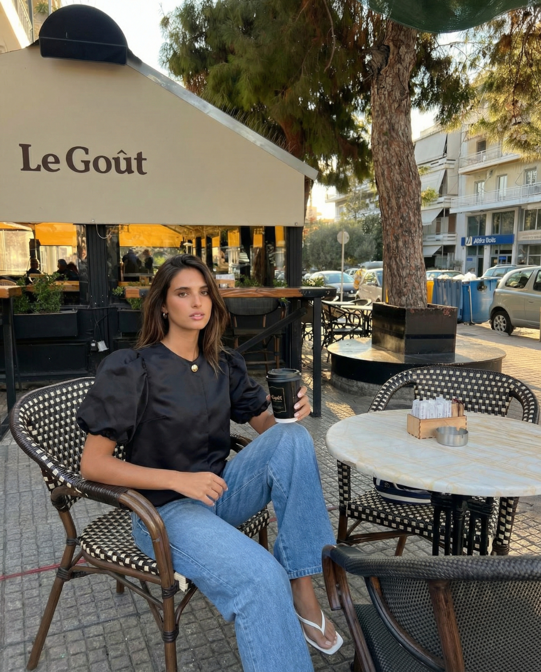 Tamara | Puff Sleeve Satin Blouse