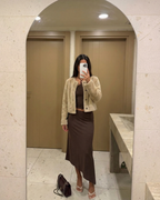 Orla | Cropped Faux Fur Button-Down Jacket