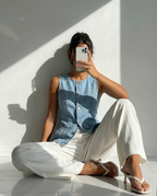 Harper | Denim Waistcoat