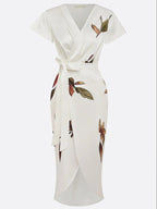Women's Floral Print Elegant Vacation Dress