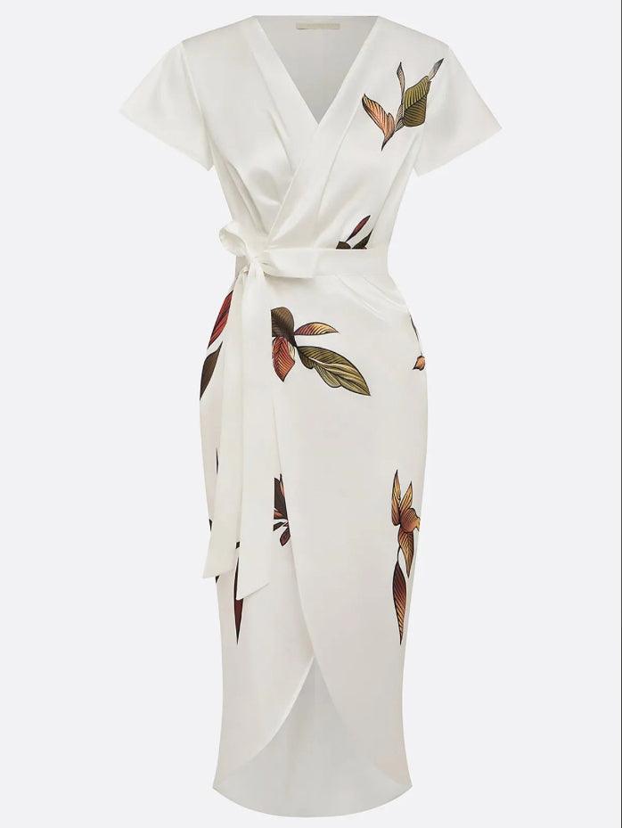 Women's Floral Print Elegant Vacation Dress