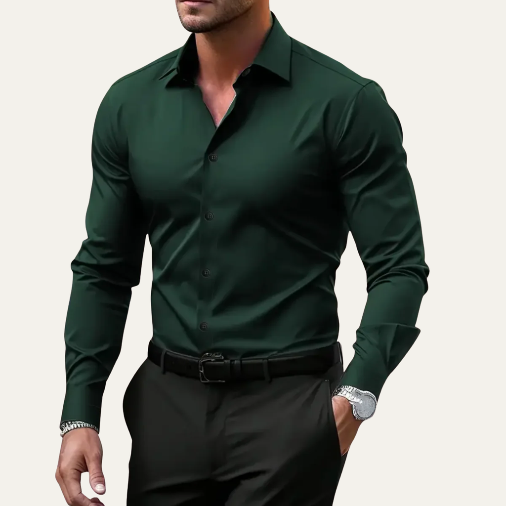 Beau | Stretch Button Up Slim Fit Dress Shirt