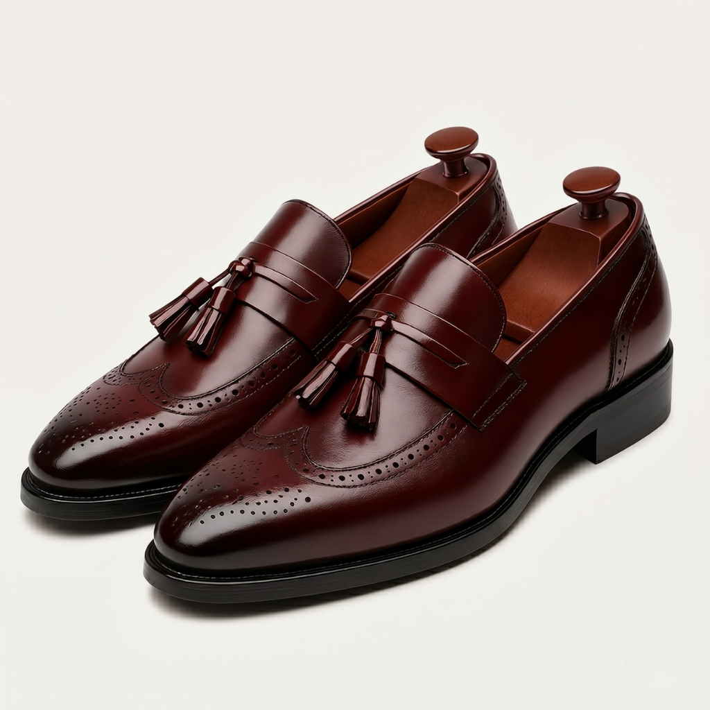 Niall | Men's Leather Tassel Loafers