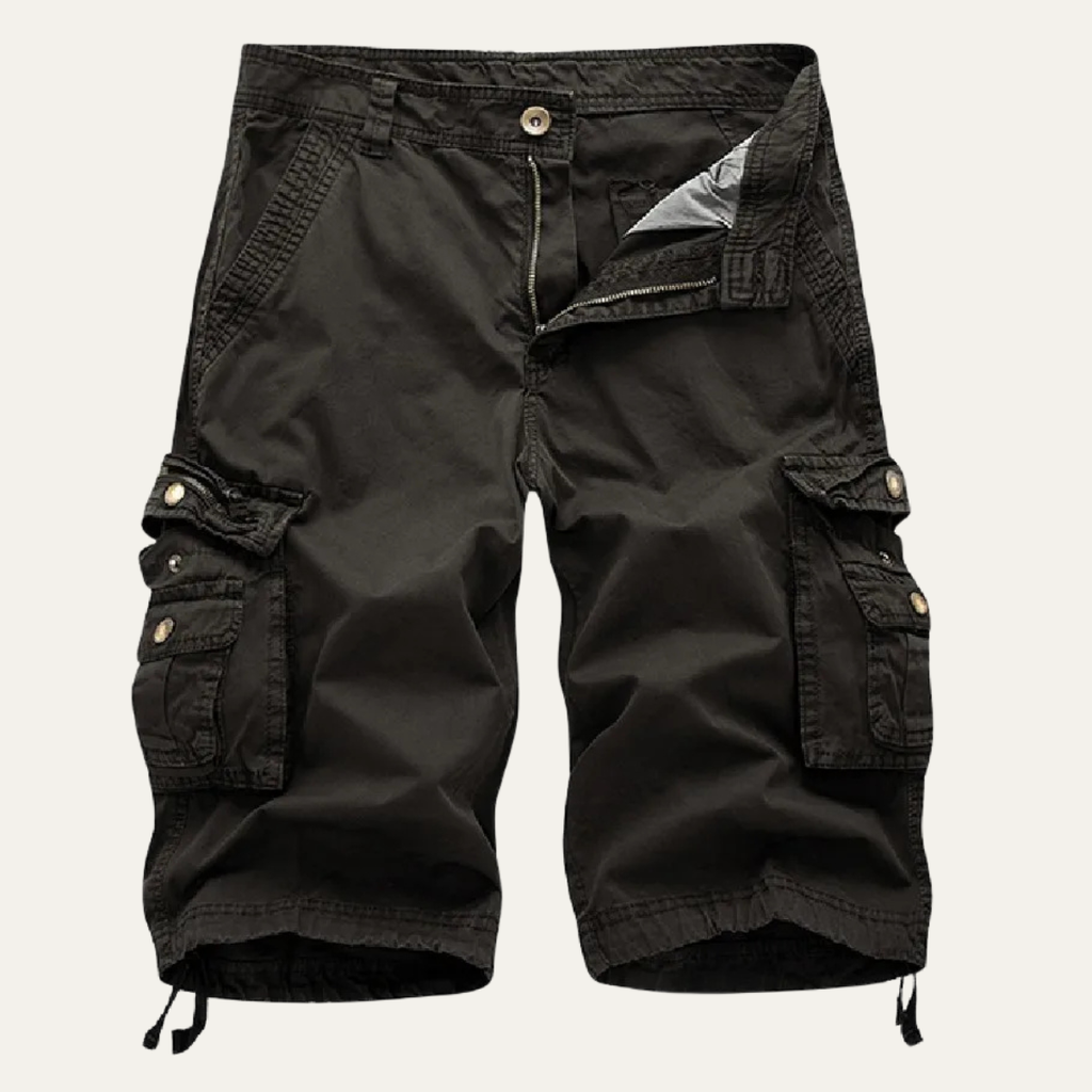 Jake | Cotton Utility Cargo Shorts with Multiple Pockets