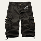 Jake | Cotton Utility Cargo Shorts with Multiple Pockets