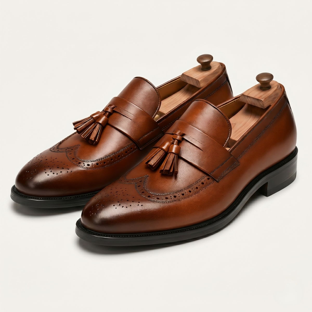 Niall | Men's Leather Tassel Loafers