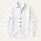 Dennis | Vintage Long Sleeve Linen Shirt