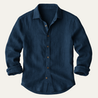Dennis | Vintage Long Sleeve Linen Shirt