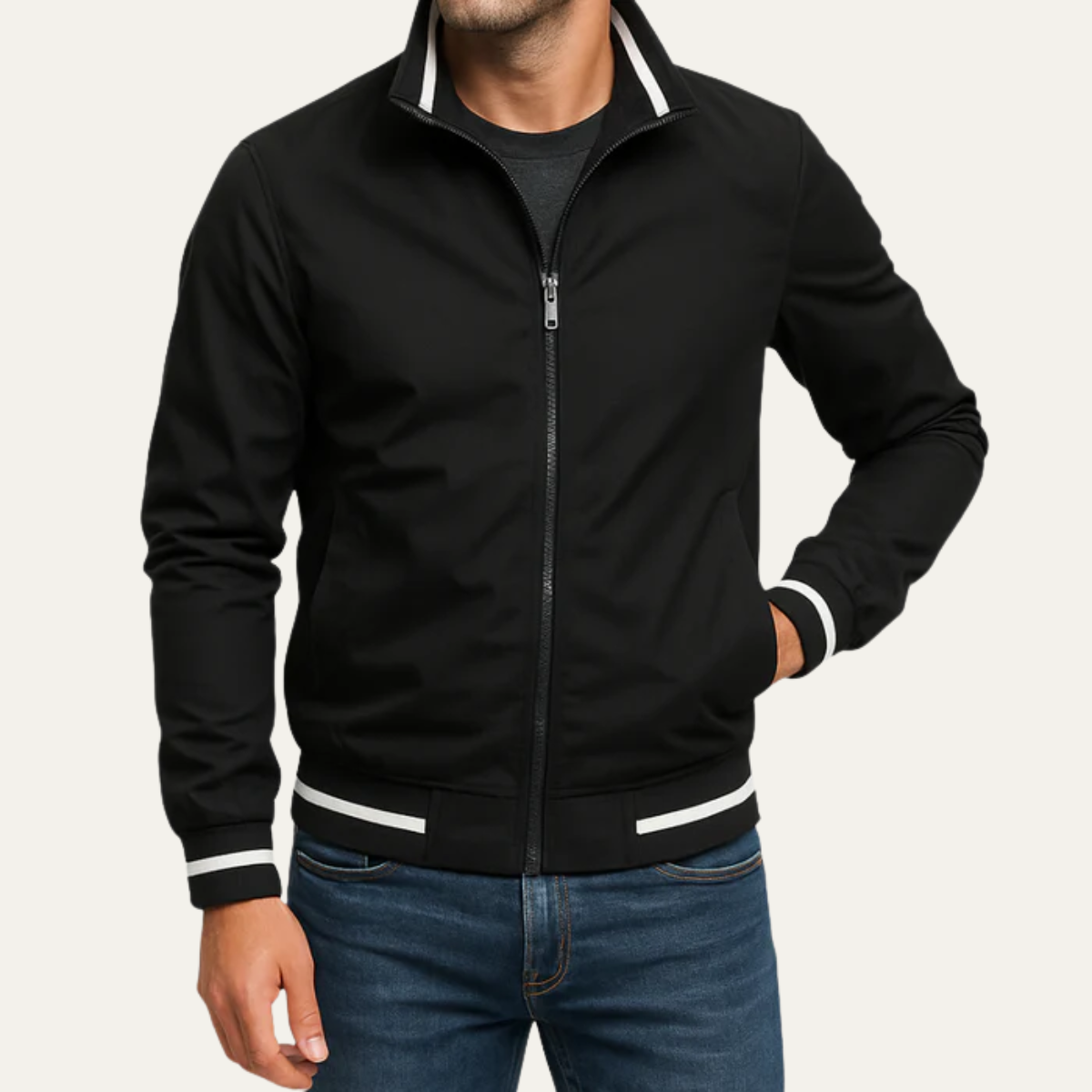 Cedric | Men's Lightweight Full Zip Jacket