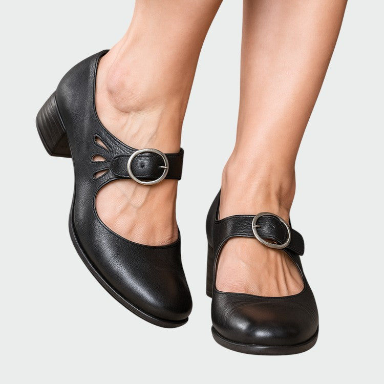 Olivia Classic Buckle Mary Janes