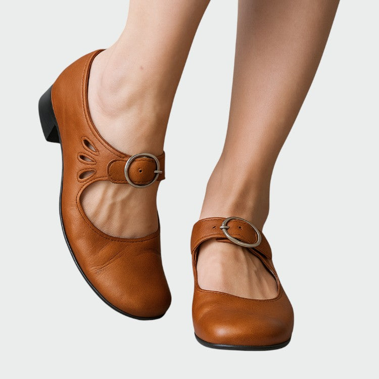 Olivia Classic Buckle Mary Janes