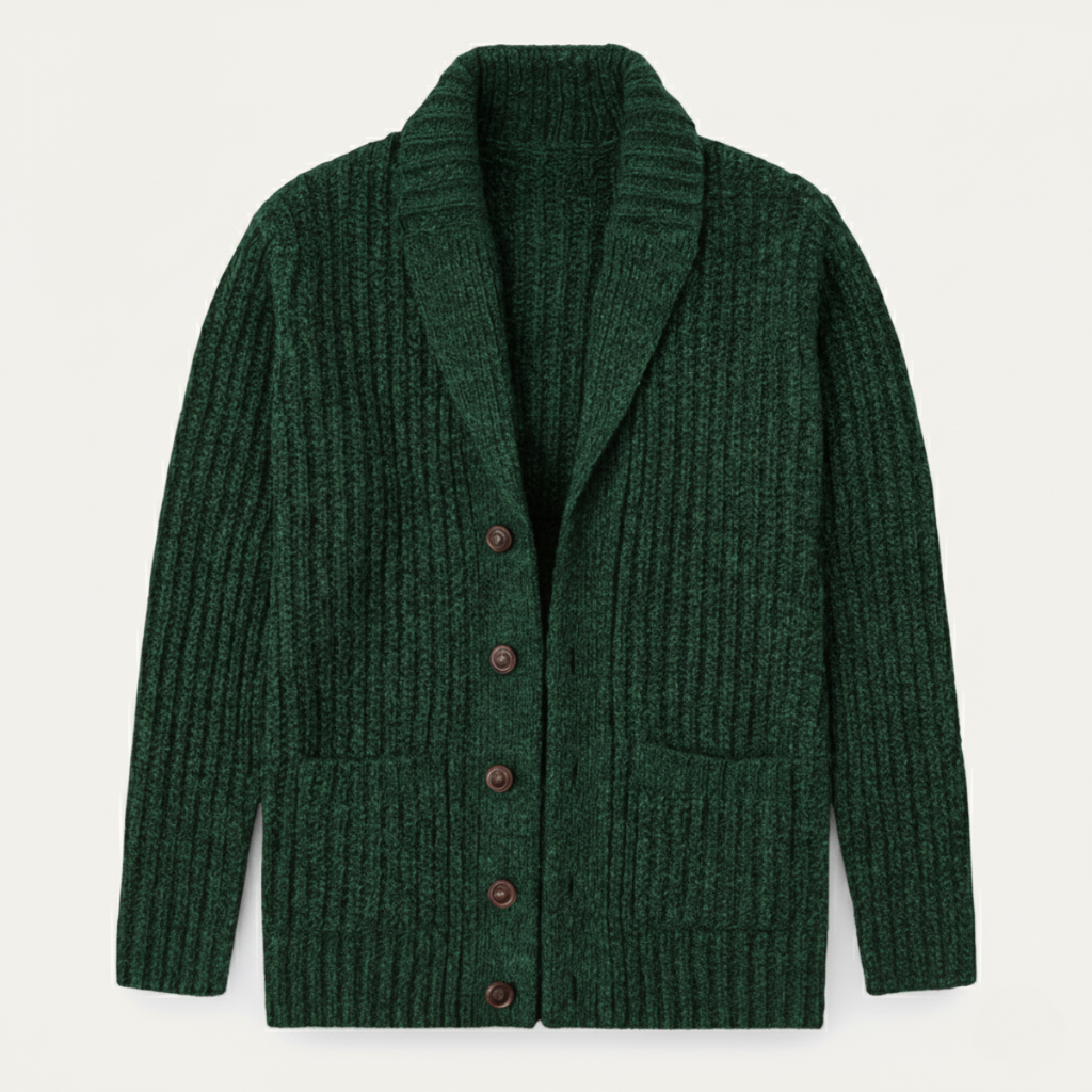 Mark | Chunky Knit Shawl Collar Cardigan