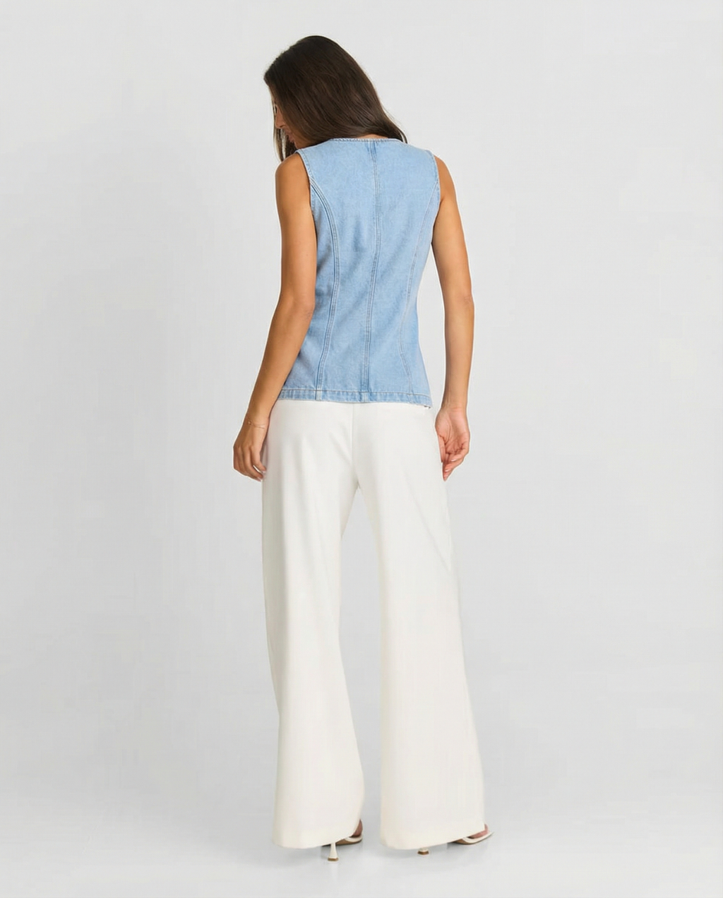 Harper | Denim Waistcoat