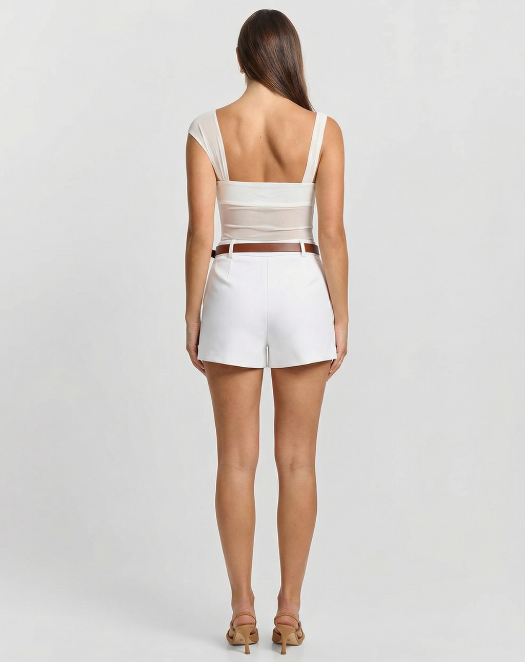 Gracie | Wrap-Front A-Line Tennis Skort with Integrated Shorts