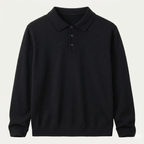 Milton | Merino Wool Knit Smart Casual Polo Jumper