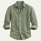 Camden | Men's Summer Casual Fit Linen Look Shirt