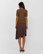 Yasmin | Short Sleeve Fine Knit Top