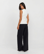 Bonnie | Deep V-Neck Ribbed Knit Vest