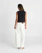 Eliza | Broderie Anglaise Tie-Front Top