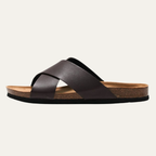 Cade | Men's Classic Slide Leather Sandals