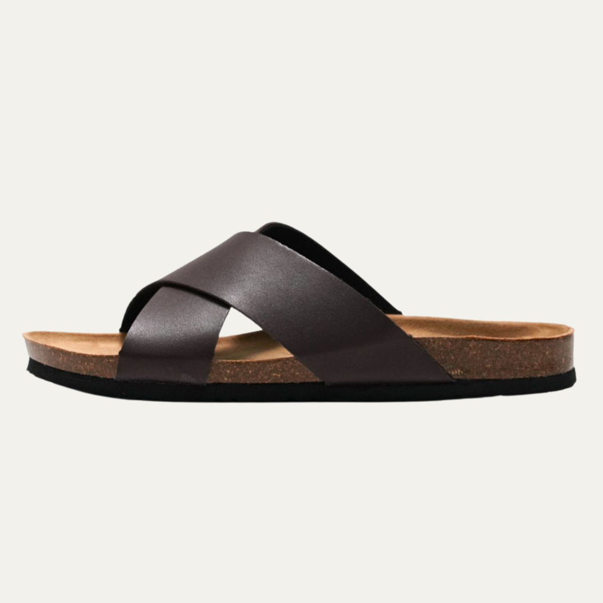 Cade | Men's Classic Slide Leather Sandals