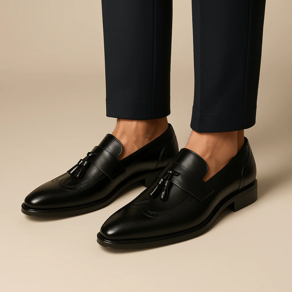 Niall | Men's Leather Tassel Loafers