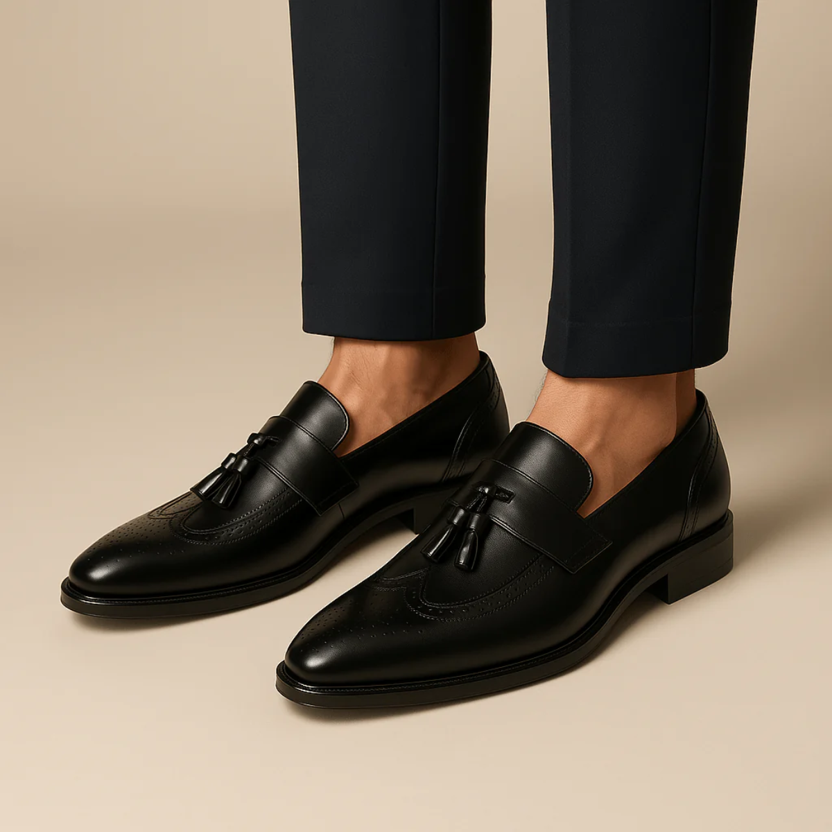 Niall | Men's Leather Tassel Loafers