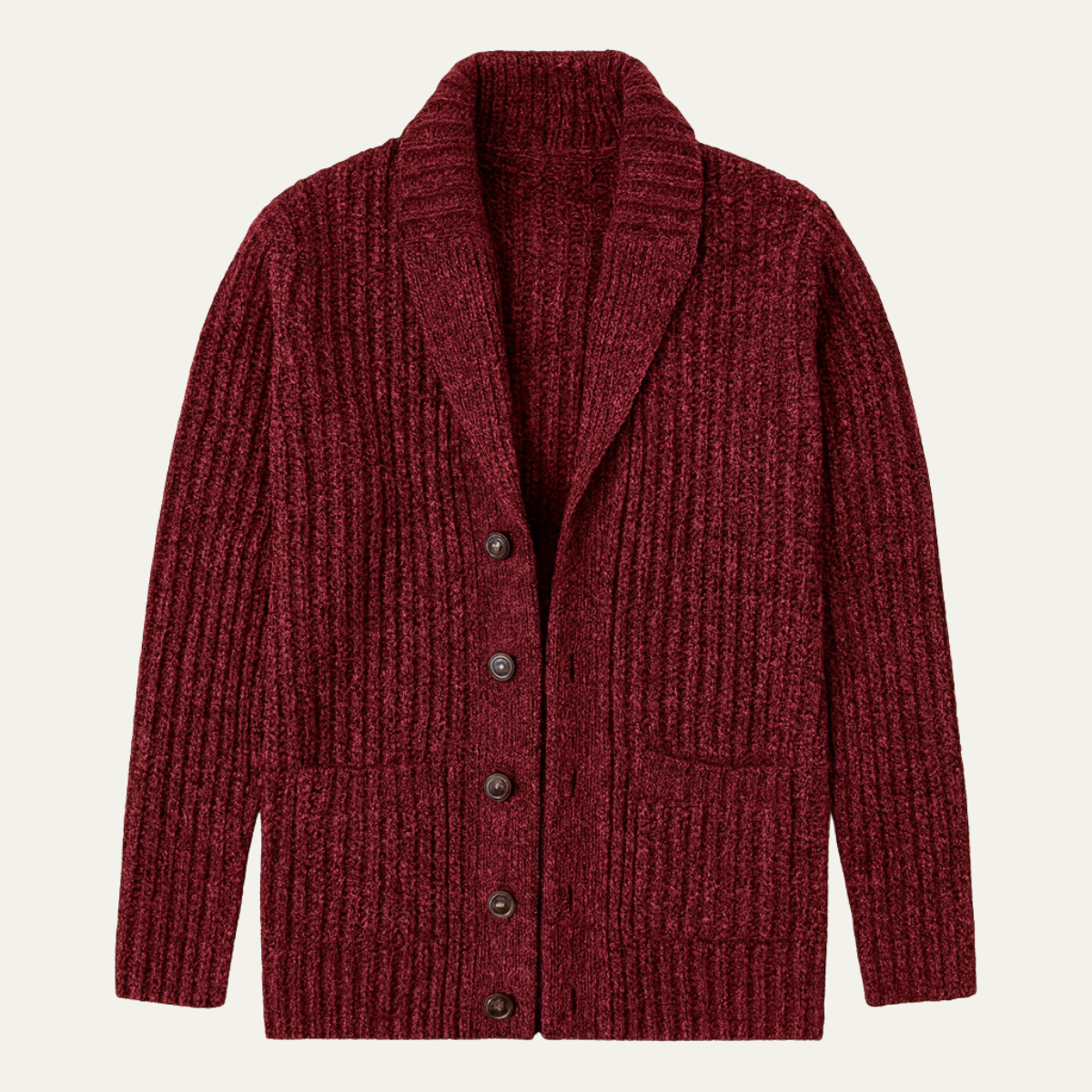Mark | Chunky Knit Shawl Collar Cardigan
