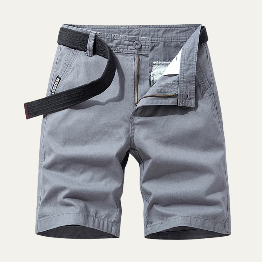Geoffrey | Cotton Relaxed Fit Casual Shorts