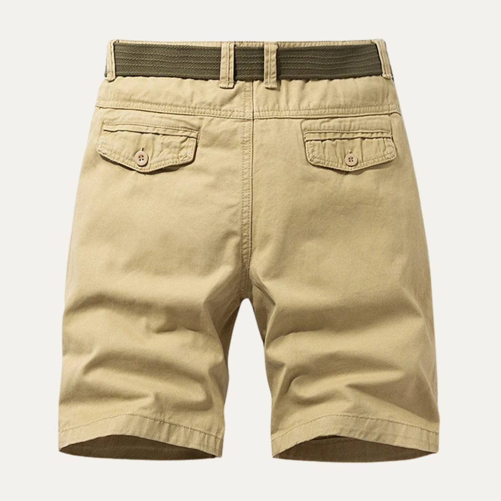Geoffrey | Cotton Relaxed Fit Casual Shorts