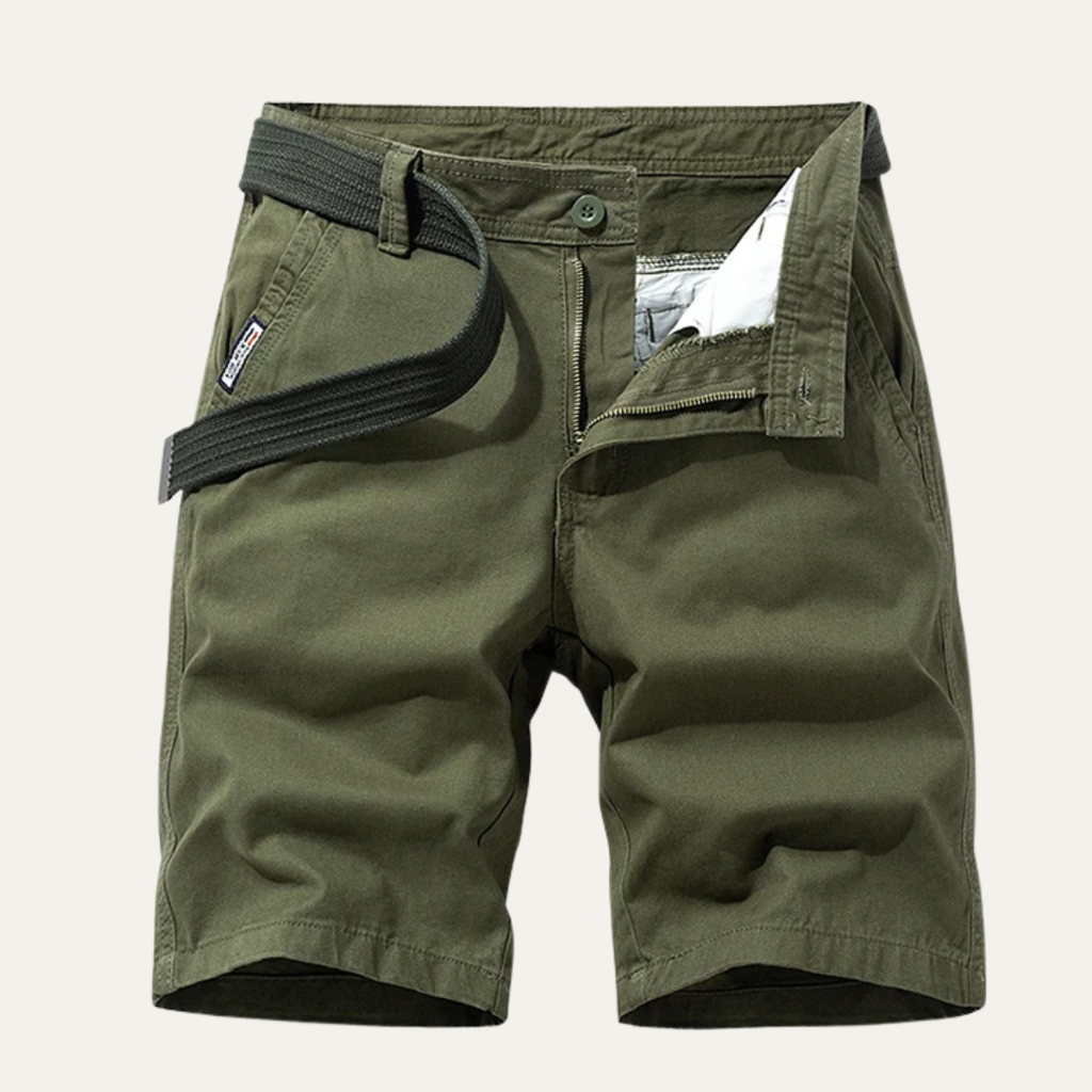 Geoffrey | Cotton Relaxed Fit Casual Shorts