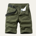 Geoffrey | Cotton Relaxed Fit Casual Shorts