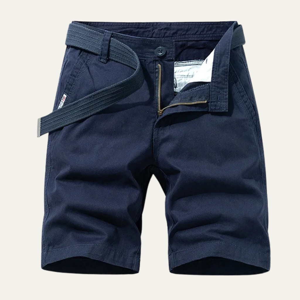 Geoffrey | Cotton Relaxed Fit Casual Shorts