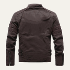 Lachlan | Zip Up Biker Leather Jacket