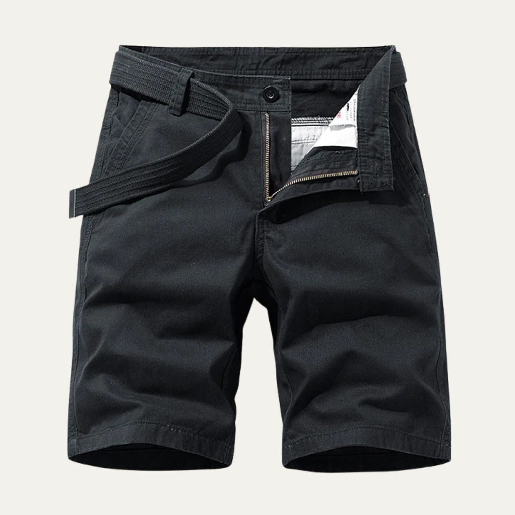 Geoffrey | Cotton Relaxed Fit Casual Shorts