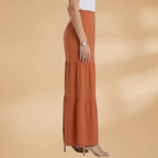 Women's Wide-Leg Trousers with High Waist and Flowy Fit