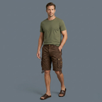 Jake | Cotton Utility Cargo Shorts with Multiple Pockets