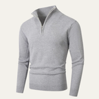Monroe | Slim Fit Half Zip Knit Jumper