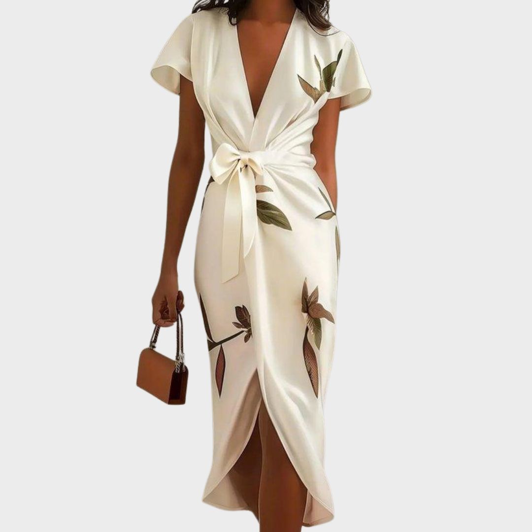 Women's Floral Print Elegant Vacation Dress