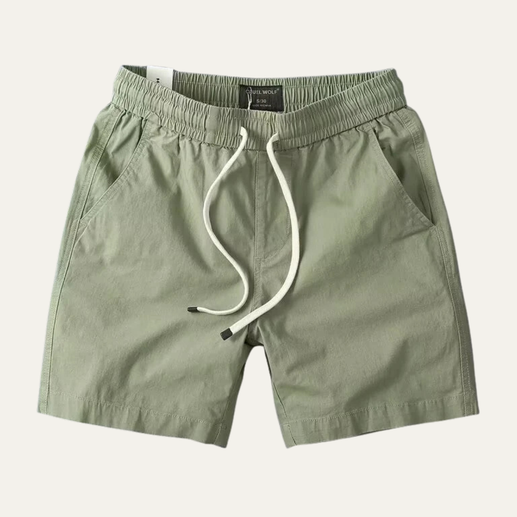 Gene | Elastic Waist Casual Sports Shorts
