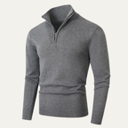 Monroe | Slim Fit Half Zip Knit Jumper