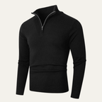 Monroe | Slim Fit Half Zip Knit Jumper