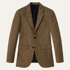 Manfred | Classic Herringbone Wool Blend Blazer