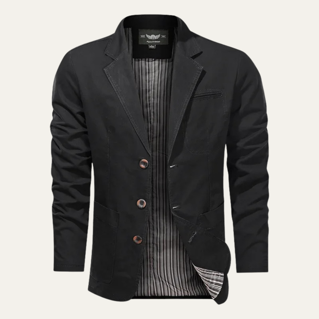 Marshall | Lightweight Cotton Single-Breasted Blazer for Men