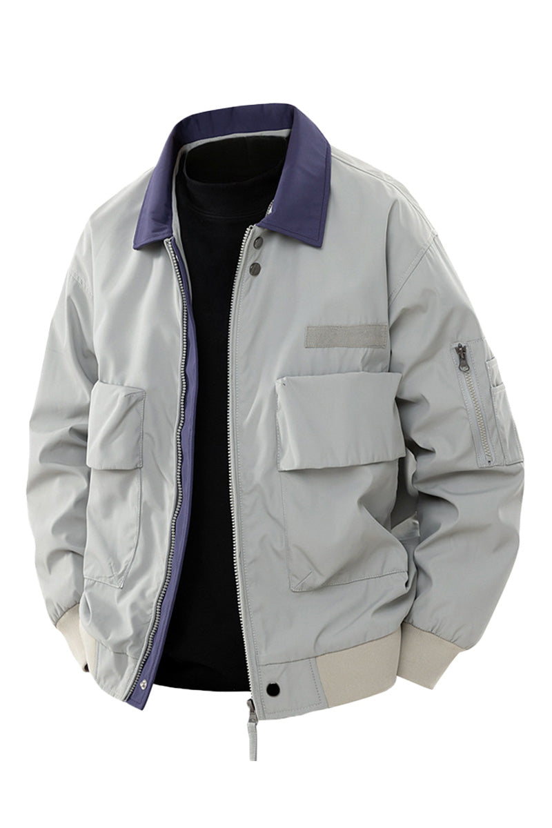 JAKE – MODERN UTILITY BOMBER JACKET