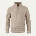 Mitchell | Half Zip Fleece Lined Knit Jumper