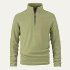 Mitchell | Half Zip Fleece Lined Knit Jumper