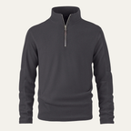 Mitchell | Half Zip Fleece Lined Knit Jumper