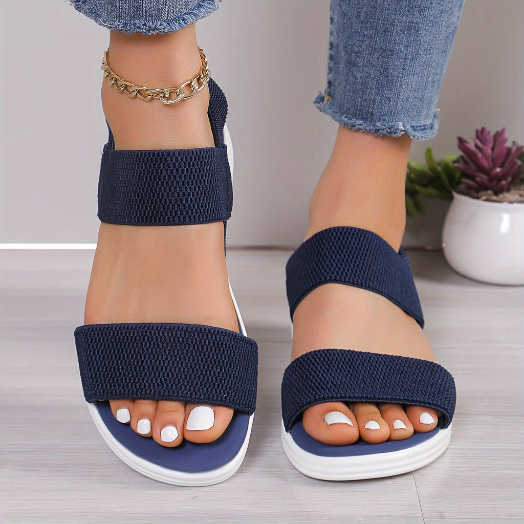 Women's Sandals with Adjustable Straps and Cushioned Footbed